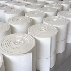 COM Grade Aluminum Foil Faced Ceramic Fiber Blanket Insulation for Industrial Furnace Kiln 1260C Working Temperature