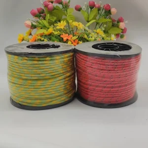 Ceiling Fixed Rope 4mm Tent Windproof Camping Polyester Braided Rope