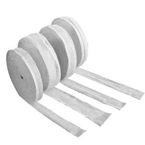 Ceramic Fiber Belt Flame Retardant High Temperature Resistant Fireproof Fabric 1260 1600F Working Temperature Low Thermal