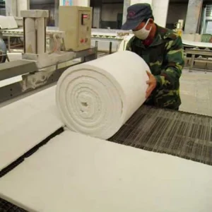 Ceramic Fiber Blanket 1260C High Density 128kg/m3 for Industrial Furnace Lining