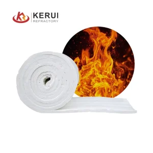 Ceramic Fiber Blanket 128KG/M³ Density 1260°C Rating for Industrial Furnace Insulation