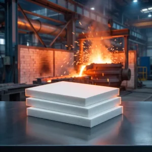 Ceramic Fiber Board 1260°C 280kg/m³ for Industrial Furnace Lining Low Thermal Conductivity High Compressive Strength
