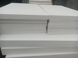 Ceramic Fiber Board HZ Grade 3 5m Fiber Diameter Low Thermal Conductivity Heat Resistance Insulation 1350C Working