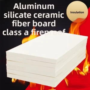Ceramic Fiber Board High Temperature Resistant Flame Retardant Fire Insulation Furnace Equipment Hard Insulation Board Mainland