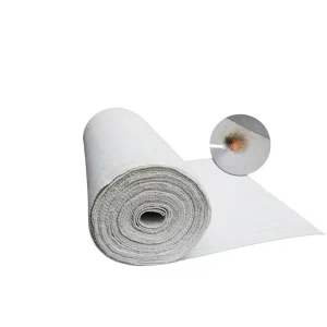 Ceramic Fiber Cloth Aluminum Silicate Thermal Insulation Flame Retardant Fireproof Smoke Curtain Furnace Door 0.03 Thermal