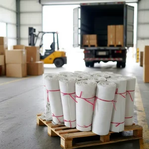 Ceramic Fiber Cloth Blanket Refractory Fire Resistant High Temperature Insulation Material