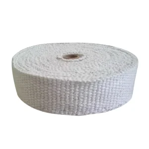 Ceramic Fiber Cloth Tape High Temperature Resistant Stainless Steel Wire Reinforcement Refractory Tape