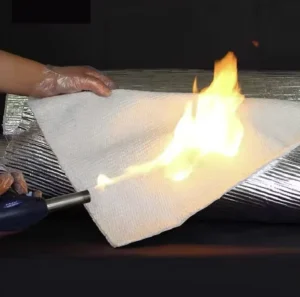 Ceramic Fiber Cloth for Thermal Insulation Heat Resistance Flame Retardancy Fire Protection