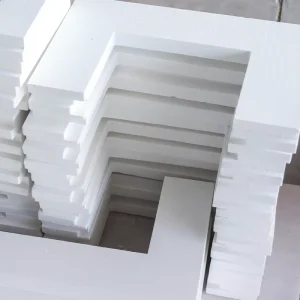 Ceramic Fiber Furnace Partition Panels Baffles for Internal Chamber Segmentation
