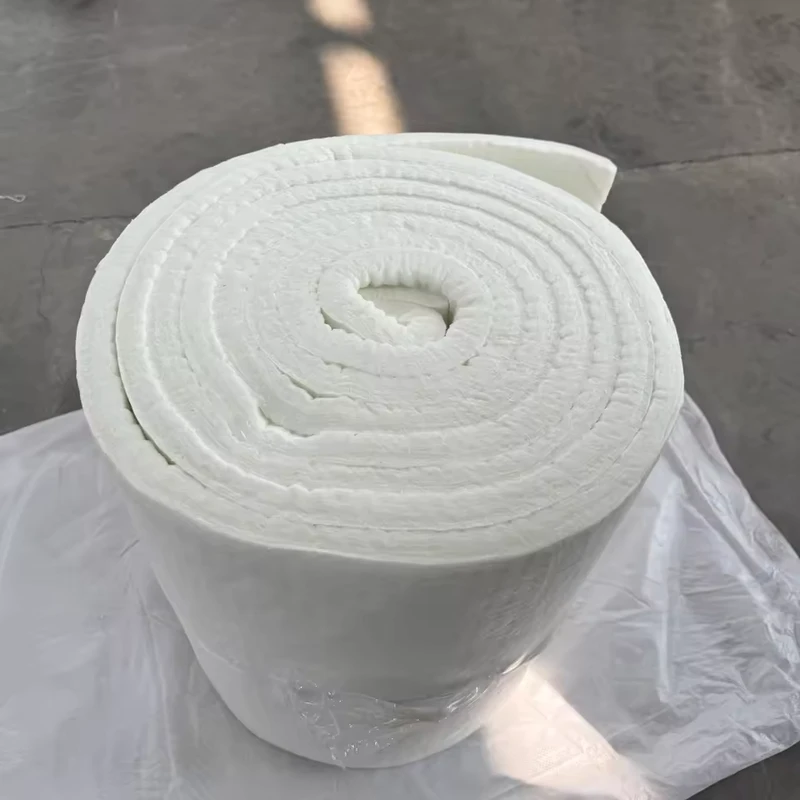 Ceramic Fiber Insulation Baffle Fire Blanket Excellent Tearing Resistant WhiteFurnace Insulation Ceramic Fiber