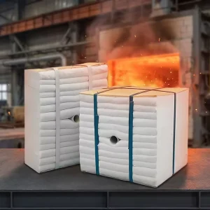 Ceramic Fiber Module 1260°C Ceramic Fiber Blanket for Industrial Furnace Lining Folded Structure Seamless Installation