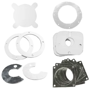 Ceramic Fiber Paper Custom Shape Insulation Gaskets High Temperature Resistant Sealing Pads for Industrial Equipment Refractory