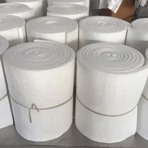 Ceramic Fiber Refractory Insulation Blanket Rolls 1260 High Purity for Industrial Furnace Liners High Temperature Resistance Low