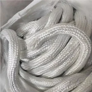 Ceramic Fiber Rope Building Thermal Insulation 0.062 W m K Conductivity 25C Fireproofing Materials White 9-38mm