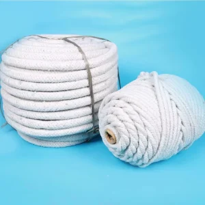 Ceramic Fiber Rope High Temperature Resistant up to 1260℃ for Industrial Furnace Sealing