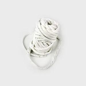 Ceramic Fiber Rope High Temperature Seal 6mm 50mm Round Braided Kiln Furnace Door Gasket Thermal Insulation