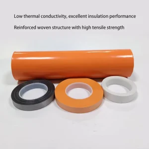 Ceramic Fiber Silicone Single Heavy Duty Thermal Insulation Tape High Heat Resistant Pipe Wrapping Sealing for Industrial