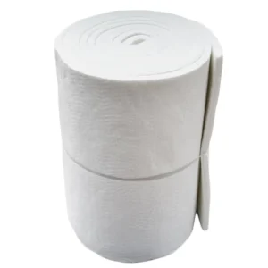 Ceramic Fiber Spun Blanket 1000 1430C High Density 96kg m3 128kg m3 Thermal Insulation Ceramic Fiber Blanket