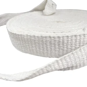 Ceramic Fiber Tape 100mm*2mm Fireproof Insulation Dust free Amianthus Belt Exhaust Pipe Amianthus Tape