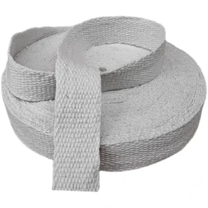 Ceramic Fiber Wool Textile Rope Cord Braid Cloth Fabric Tape Strips Yarn for Heater High Temperature Resistant (1260) Thermal