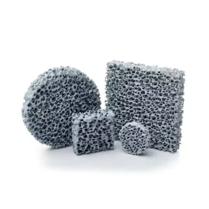Ceramic Foam Filter High Porosity SIC Silicon Carbide Foundry Casting Ceramic for Molten Metal Gray Ceramic Plates