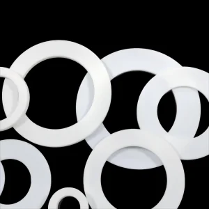 Chemical Resistant Polytetrafluoroethylene PTFE Gasket and Washers Custom Processing Services Cutting and Welding