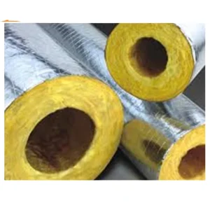 Chilled Water Pipe Insulation Material Fiberglass Tube Insulation for Roof
