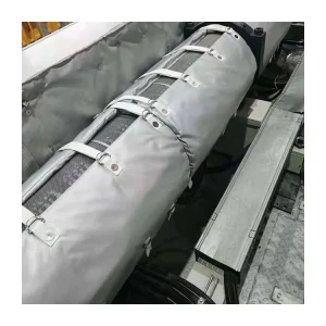 China Factory FSD Brand High Functionality Energy Saving Waterproof Fiberglass Reusable Pipe Thermal Insulation Jacket