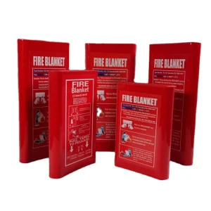 China Manufacturer Fiberglass Fire Blanket Heat Insulation Fireproof Emergency Fire Extinguishing 550℃ Heat Resistant