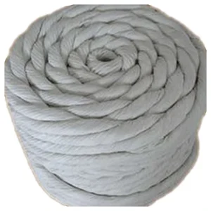 China Manufacturer High Temperature Ceramic Glass Fibre Sealing Rope for Fireplace