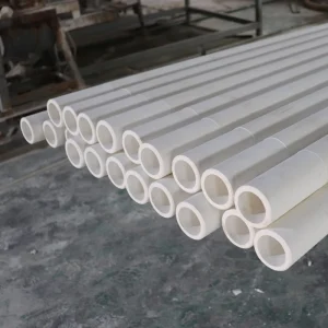 Chinese made Alumina Ceramic Tube Thermocouple Protection High Temperature Resistant