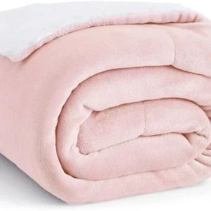 Classical Design Double Layers Blankets Super Soft Sherpa Winter Blanket With 2 Layers