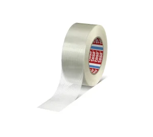 Clear White Fiber Tape Waterproof Heat Resistant Pressure Sensitive Acrylic Adhesive Carton Sealing Office Stationery