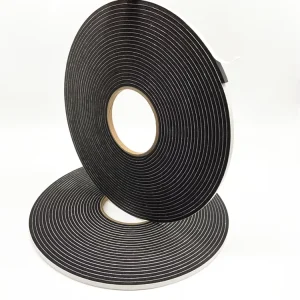 Closed Cell PVC Foam Gasket Tape Single Sided Acrylic Compressible Waterproof for HVAC Equipment Gap Sealing