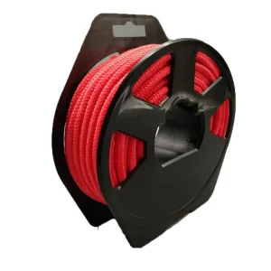Colored Core spun Braided Safety Climbing Rope 5mm Wear resistant Polyester