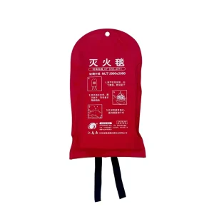 Commercial Grade Fiberglass Fire Blanket Quick Deployment Fire Safety Blanket for Restaurant & Hotel
