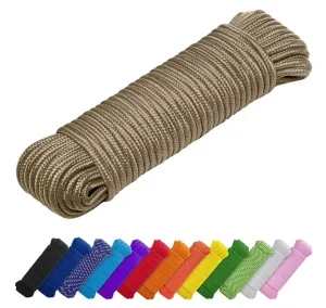 Cotton Braided Packaging Rope 15mm 10mm Braid 200mm Length Cotton Braided Rope