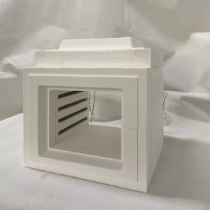 Custom Ceramic Fiber Aluminum Silicate Refractory Furnace Chamber for Heat Treatment Furnace