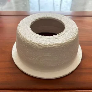 Custom Ceramic Fiber Gasket for Sealing Application High Density Ceramic Fiber Refractory Riser Sleeve