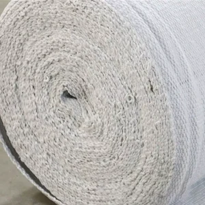 Custom Chopped Ceramic Fiber Fabric Processing Services 1260 C High Temperature Cotton Heat