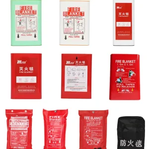 Custom Emergency Fire Retardant Protection Stop Fiberglass Extreme Large Fire Blanket