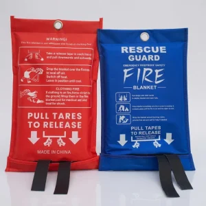 Custom Fire Resistant Fiberglass Fire Blanket All Sizes Emergency Firefighting Equipment for Rescue in Kitchen & Home