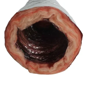 Custom Flexible Air Conditioning Duct Flexible Insulation 10 Flex Duct R6 R8 4″-22″ HVAC Flexible Air Conditioning Duct