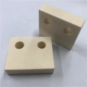 Custom Insulated 99% Alumina Ceramic Block Al2O3 Structure Accessories