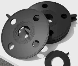 Custom Molded Flat Rubber Gasket Seals Professional Design Heat Resistant Rubber Flange Gasket with Processing Service Cutting