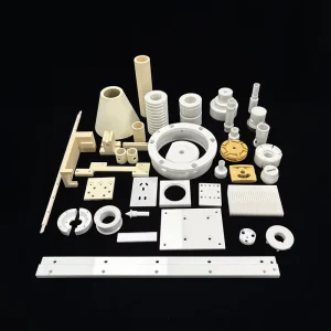 Custom Precision Electronic Ceramic Structural Parts Alumina Shaped Ceramic with Cutting Processing Service