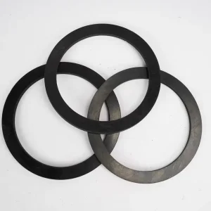 Custom Round Flat Rubber Sealing Flange Gasket Cushion Seals Widely Used Various Sizes China Origin