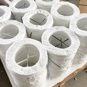 Custom Shape Ceramic Fiber Blanket Insulation Pads High Temperature Resistant Thermal Insulation Mats for Industrial Furnace