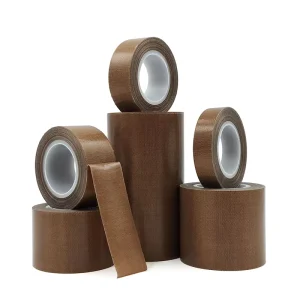 Custom Single-Sided Silicone PTFE Coated Fiberglass High Temperature Resistant Waterproof Sealing Tape for Industrial Use