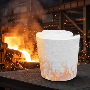 7200x610x25mm Blanket Ceramic Fiber 1260C Refractory Insulation Roll for Kiln Wall Lining Project Bulk Supply Manufacturer